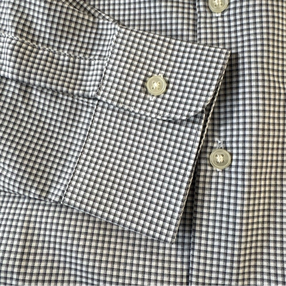 Men's Van Heusen Dress Shirt Slim Fit /wrinkle free Size M - Picture 9 of 12
